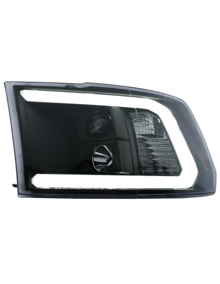 Fari a LED per Dodge RAM IV (09-18) Nero