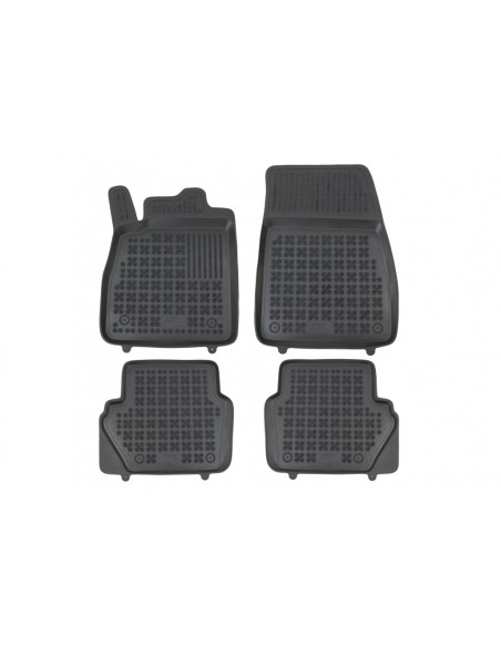 Gomma auto pavimento stuoie nero per Ford Fiesta MK7 (17-up) Ecosport II (12-) Ford Puma (19-)