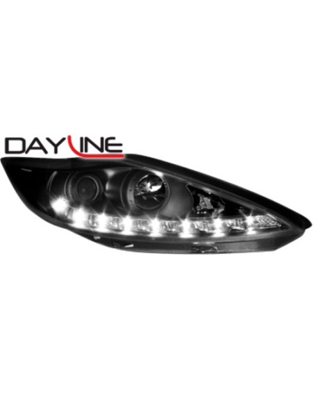 Fari DAYLINE per FORD Fiesta 7_08-10_drl optic_black