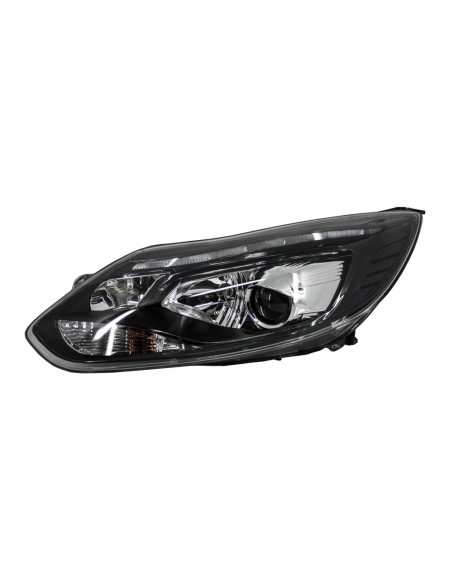 LED DRL Fari Xenon Look per FORD Focus III (11-14) Nero