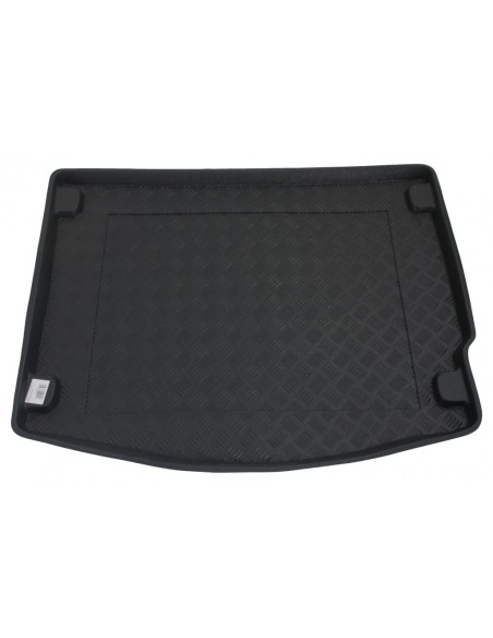 Stuoia del tronco w/ out antiscivolo per Ford Focus MK3 Hatchback (11-18) w/ un pneumatico di scorta di dimensioni irregolari