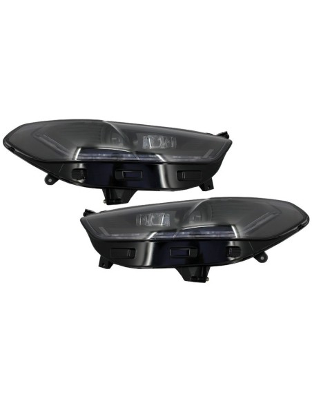 Fari a LED DRL per Ford Mondeo MK5 (13-16) Luci di svolta sequenziali fluenti nere