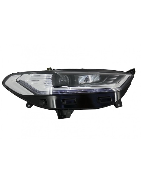 LED DRL Fari Xenon Look per Ford Mondeo MK5 (13-16) Scorrevoli Luci di Svolta Sequenziale Cromo