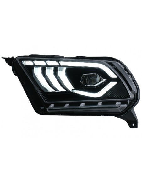 Fari a LED completi per Ford Mustang V (10-14) w/ luce di svolta sequenziale