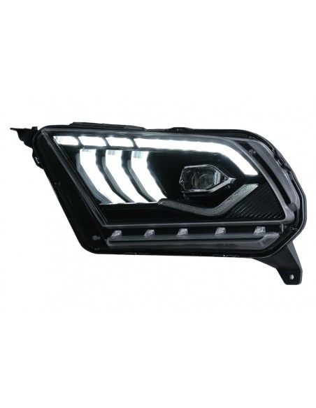 Fari a LED completi per Ford Mustang V (10-14) w/ luce di svolta sequenziale