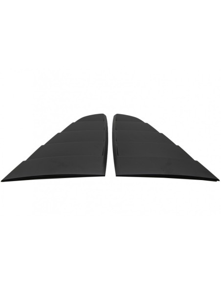 Classic Quarter finestrini laterali per FORD Mustang Mk6 VI sesta generazione (15-19) Nero opaco PFT Design