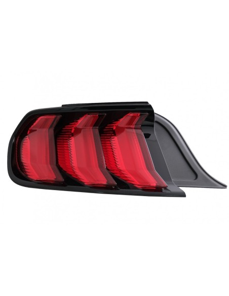 Fanali posteriori a LED completi per Ford Mustang VI S550 (15-19) Rosso w/ luci di svolta sequenziali
