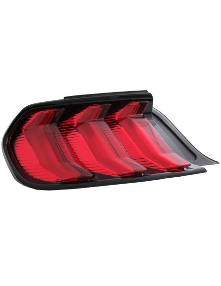 Fanali posteriori a LED completi per Ford Mustang VI S550 (15-19) Rosso w/ luci di svolta sequenziali