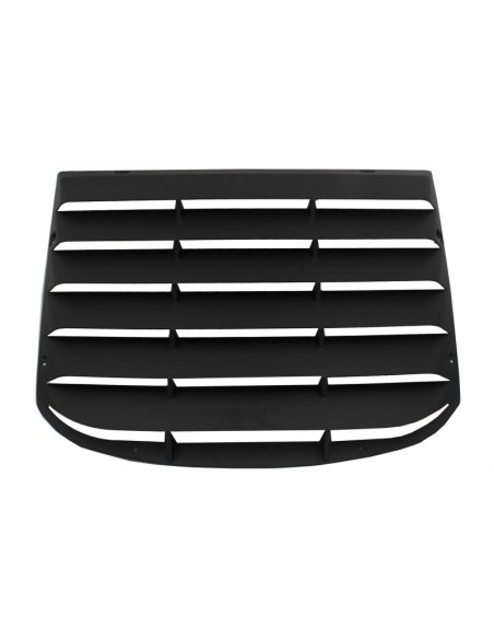 Classic Quarter Side Window Louvers per FORD Mustang Mk6 VI Sesta generazione (15-19) w/ Rear Window Louvers Black PFT Design