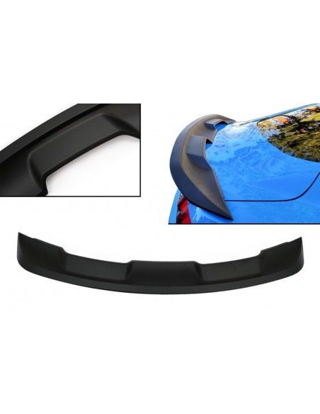Trunk Boot Spoiler per Ford Mustang Mk6 sesta generazione (15-) GT500 Design nero opaco