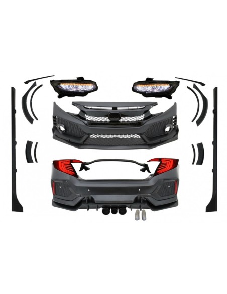 Kit completo per HONDA Civic MK10 (FC-FK) 16+ Berlina typedesign