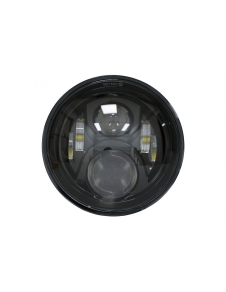 Fanale Moto a LED per Honda CB250 CB400 CB500 CB1300 - Hornet 250 - Hornet 600 Hornet 900 - VTR250 VTEC400 75W 7 pollici