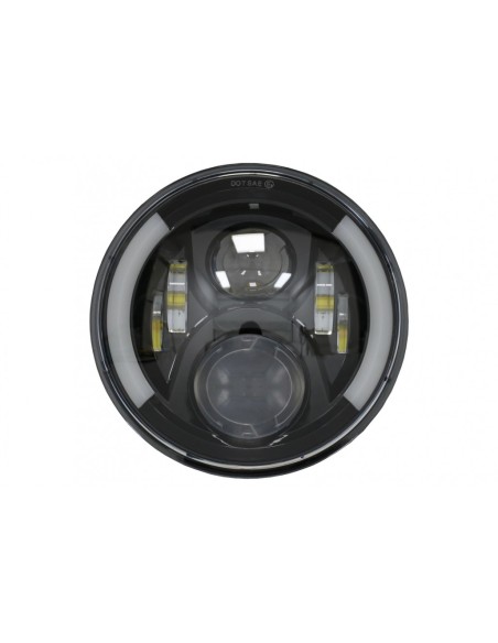 Fanale Moto a LED per Honda CB250 CB400 CB500 CB1300 - Hornet 250 - Hornet 600 Hornet 900 - VTR250 VTEC400 75W 7 pollici