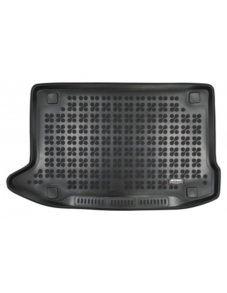 Gomma Trunk Mat nero per Hyundai KONA w/ Subwoofer (17-up)