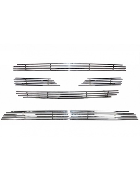 Griglia centrale e inferiore per HYUNDAI Santa FE (07-09) Chrome