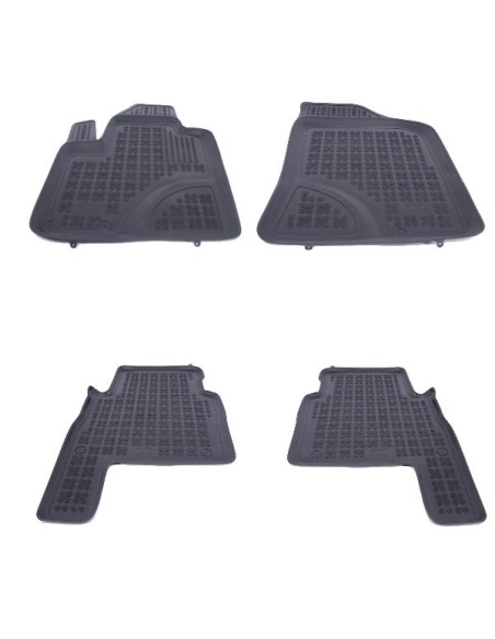 Tappetino in gomma nero per HYUNDAI Santa Fe 07-12