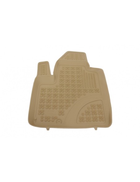 Tappetino in gomma beige per HYUNDAI Santa Fe 07-12