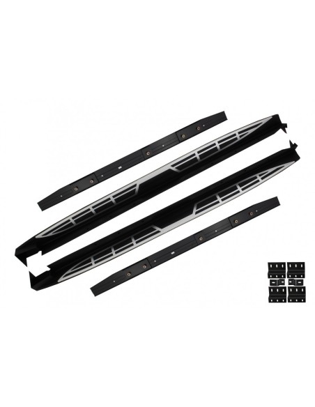 Pedane laterali per Hyundai Santa Fe MkIII DM (13 su)