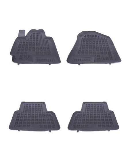 Tappetino in gomma per HYUNDAI Tucson 15+ per KIA Sportage 15-18 Nero