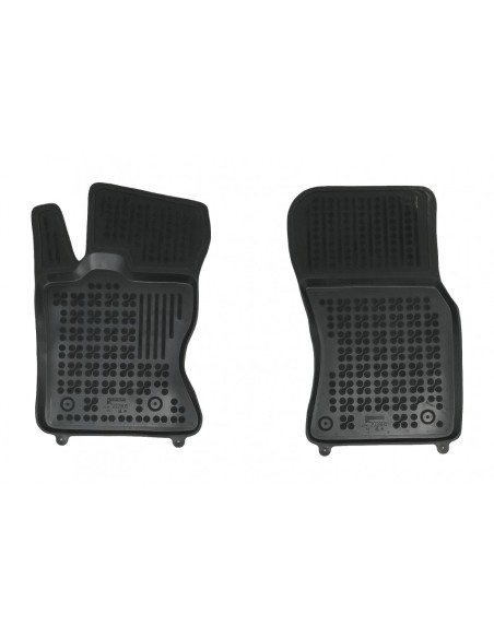 Tappetini in gomma nera per Jaguar F-PACE (16-up) Land Rover Range Rover Velar L560 (17-up)