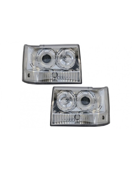 Angelo Occhi Fari per Jeep Grand Cherokee I ZJ (1993-1998) Cromo