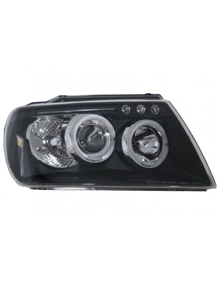 Fanali Angel Eyes per Jeep Grand Cherokee (1999-04) Nero