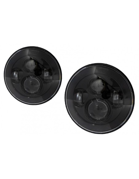 7 pollici CREE LED fari per Jeep Wrangler JK TJ LJ Land Rover Defender Mercedes W463 nero