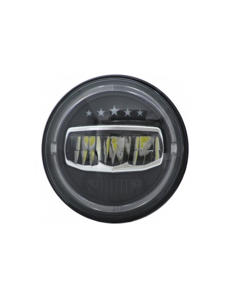 7 pollici CREE LED fari Angel Eye Halo DRL per Jeep Wrangler JK TJ LJ JL (1997-17) 5 stelle Design