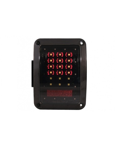 Fanali posteriori a LED per Jeep Wrangler JK (07-17) Fumo