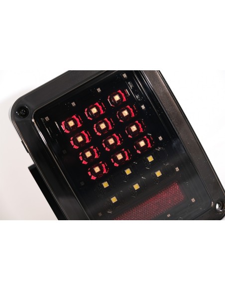 Fanali posteriori a LED per Jeep Wrangler JK (07-17) Fumo
