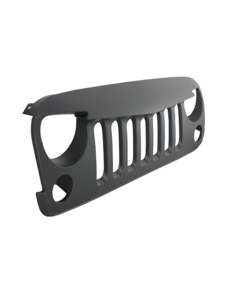 Griglia anteriore centrale per JEEP Wrangler - Rubicon JK (07-17) Angry Bird Design New Style Nero opaco