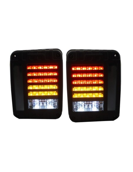 Fanali posteriori a LED per JEEP Wrangler-Rubicon JK (07-17)