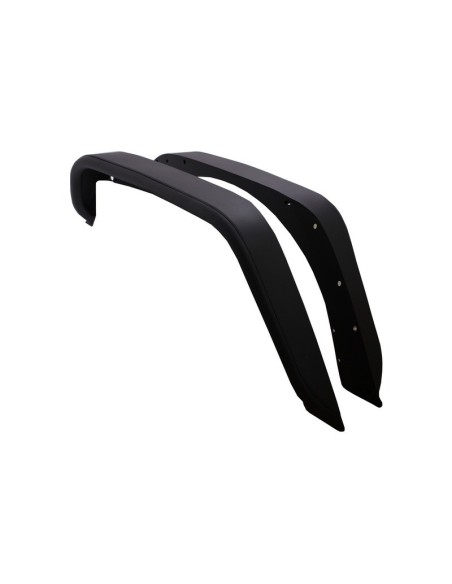 Fender Flares in acciaio piatto con tubo di frantoio posteriore per JEEP Wrangler - Rubicon JK (07-17)