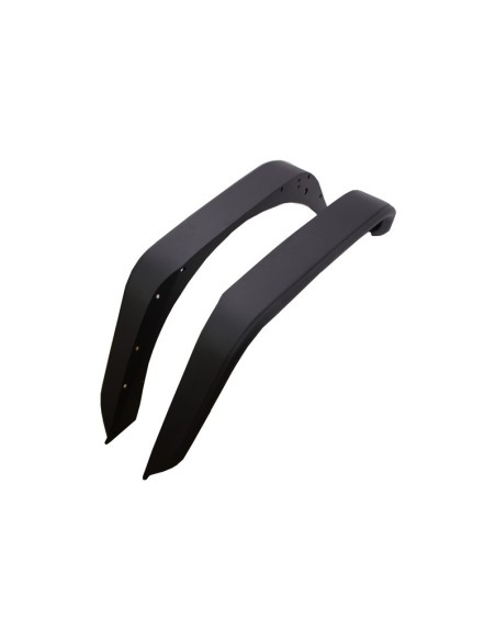 Fender Flares in acciaio piatto con tubo di frantoio posteriore per JEEP Wrangler - Rubicon JK (07-17)