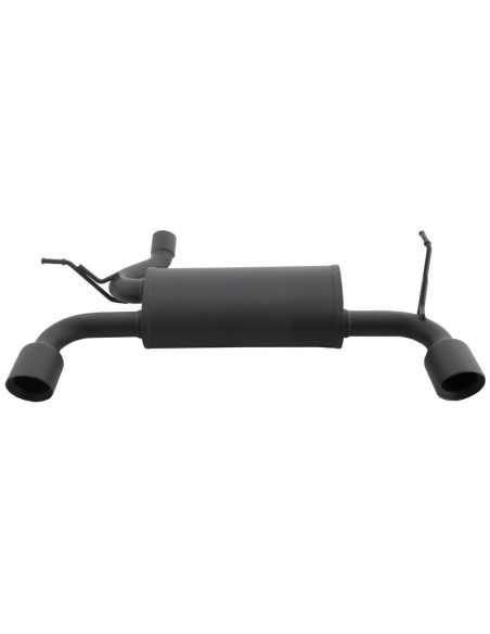 Sistema di scarico completo Axle-Back per Jeep Wrangler Rubicon JK (07-17) Doppia evacuazione dello scarico