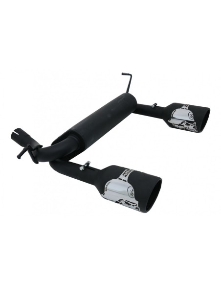 Scarico completo Axle-Back JEEP Wrangler Rubicon JK Double Exhaust Metal Mulisha