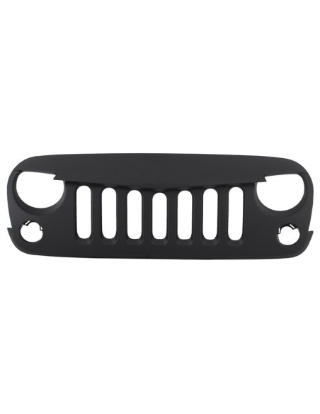 Griglia nera LED occhio angelo luce segnale Rubicon Wrangler Jeep JK