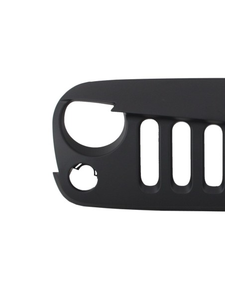Griglia nera LED occhio angelo luce segnale Rubicon Wrangler Jeep JK