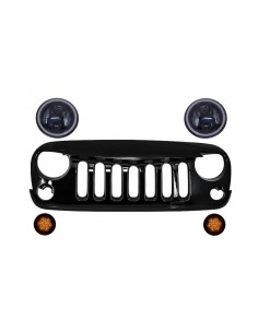 Mascherina LED occhio angelo luce segnale Rubicon Wrangler Jeep JK