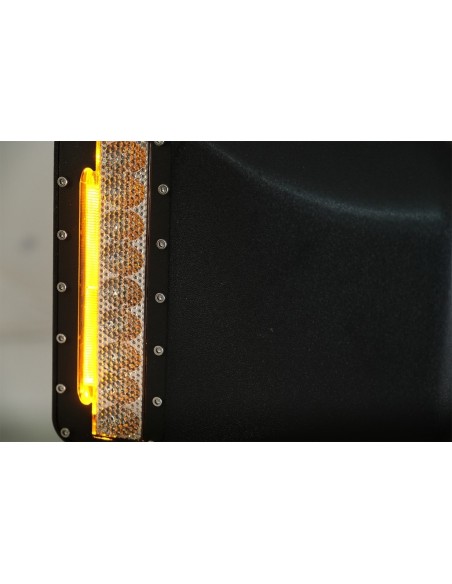 Fari LED DRL Angel Eye ambra Jeep Wrangler JK conversione a 18+