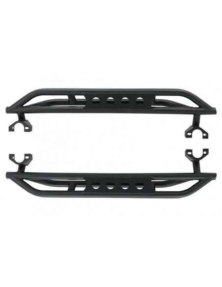 Passi laterali Nerf Bars Jeep Wrangler Rubicon JK Ferro 4 porte