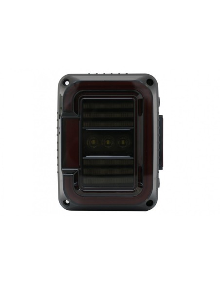 Fanali posteriori a LED per Jeep Wrangler JK (07-17) Fumo