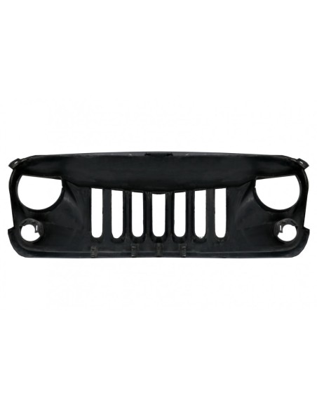 Griglia anteriore centrale per JEEP Wrangler - Rubicon JK (07-17) Eagle Eyes Matte Black