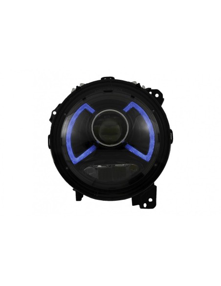Full LED fari per Jeep Wrangler IV JL-JLU (18-up) barra luminosa