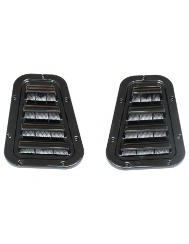 Presa d'aria per Land Rover Defender 90-110-130 (1990-16) Nero lucido