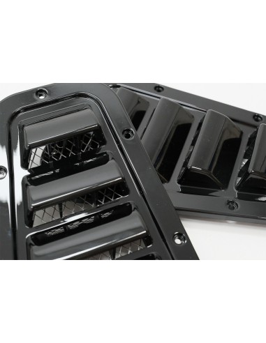 Presa d'aria per Land Rover Defender 90-110-130 (1990-16) Nero lucido