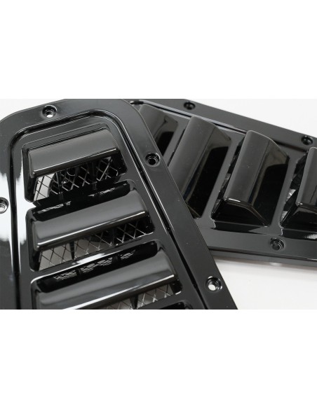 Presa d'aria per Land Rover Defender 90-110-130 (1990-16) Nero lucido