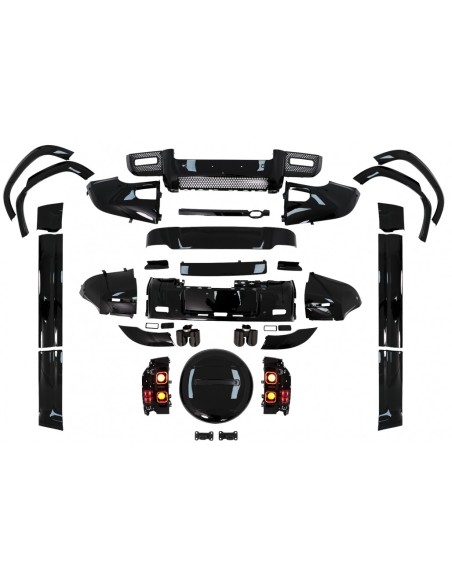 Kit per Land Rover Defender SUV L663 (19-in poi) in nero lucido