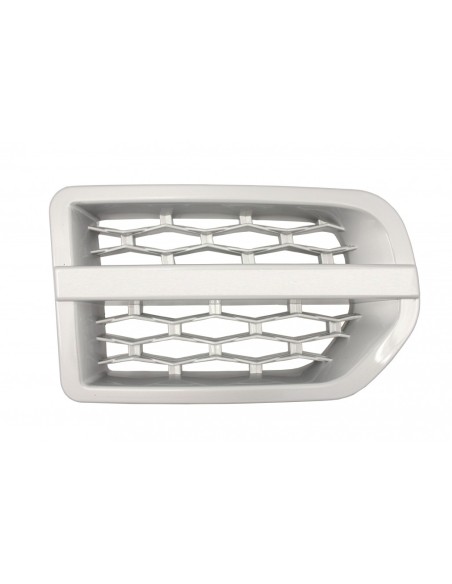 Sfiato laterale per Land Range Rover Discovery III (06-09) Hawke Autobiography Design Argento