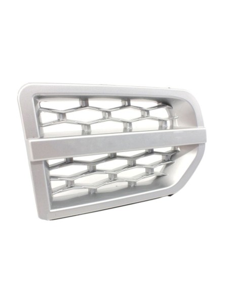 Sfiato laterale per Land Range Rover Discovery III (06-09) Hawke Autobiography Design Argento